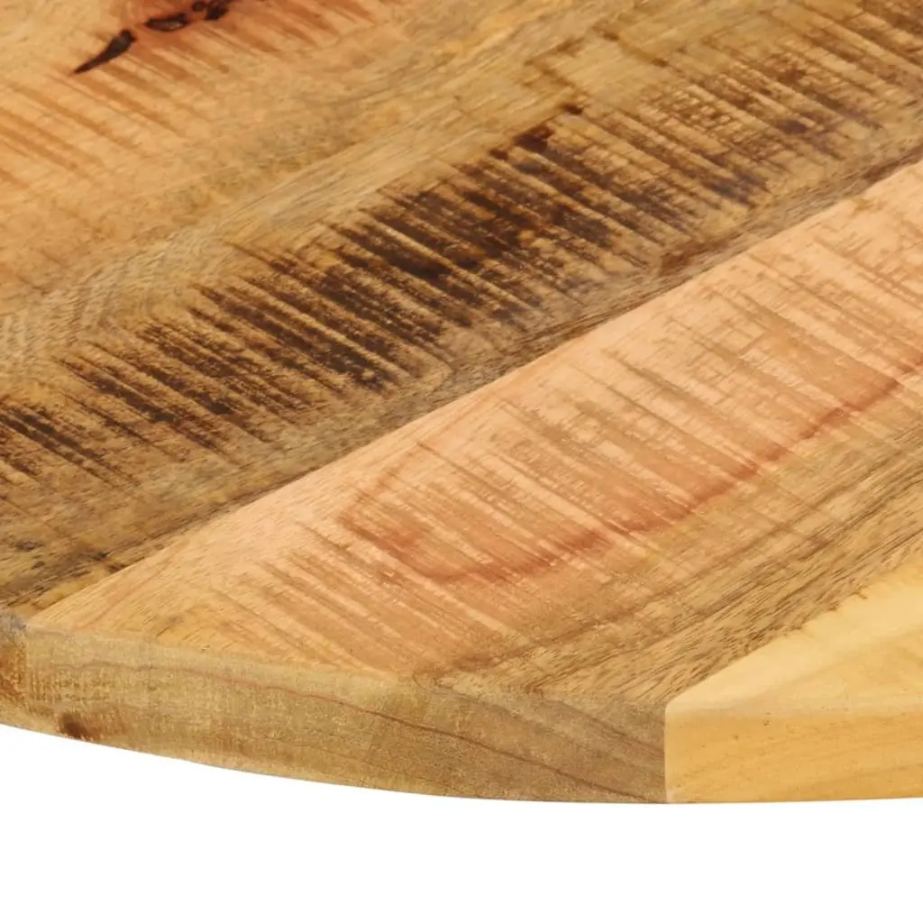 Round Mango Wood Table Top Ø 70cm for Dining