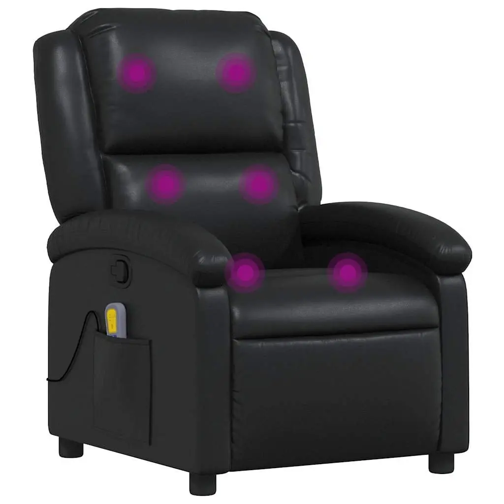 Massage Recliner Armchair with Footrest