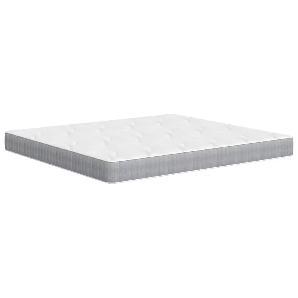 Pocket Spring Mattress King Size 183x203 cm Medium Firmness White Bedding