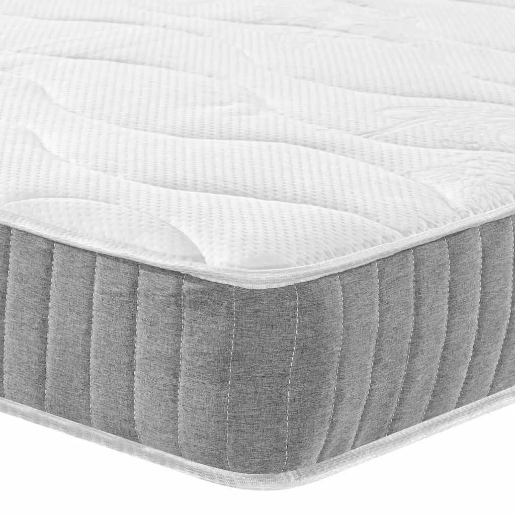 Pocket Spring Mattress King Size 183x203 cm Medium Firmness White Bedding
