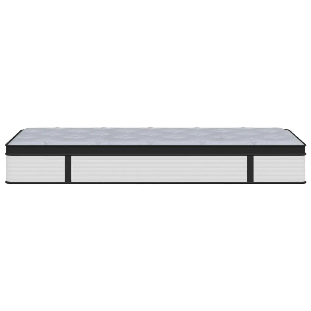 Pocket Spring Mattress 90x190cm Grey Medium Firmness 7 Zones Sleep Support