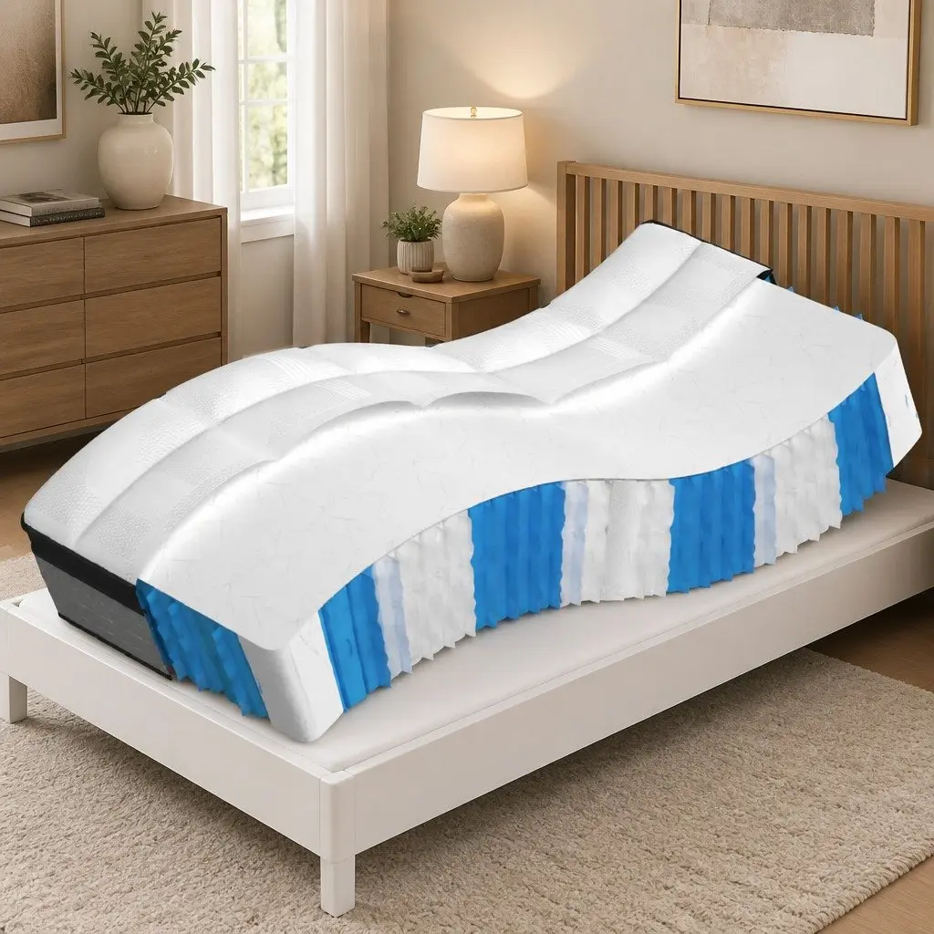 Pocket Spring Mattress 90x190 cm White