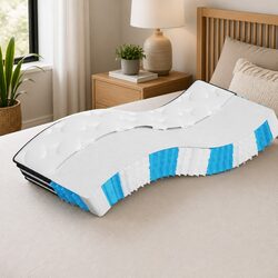 Pocket Spring Mattress Medium Firm 90x190 cm for Comfort
