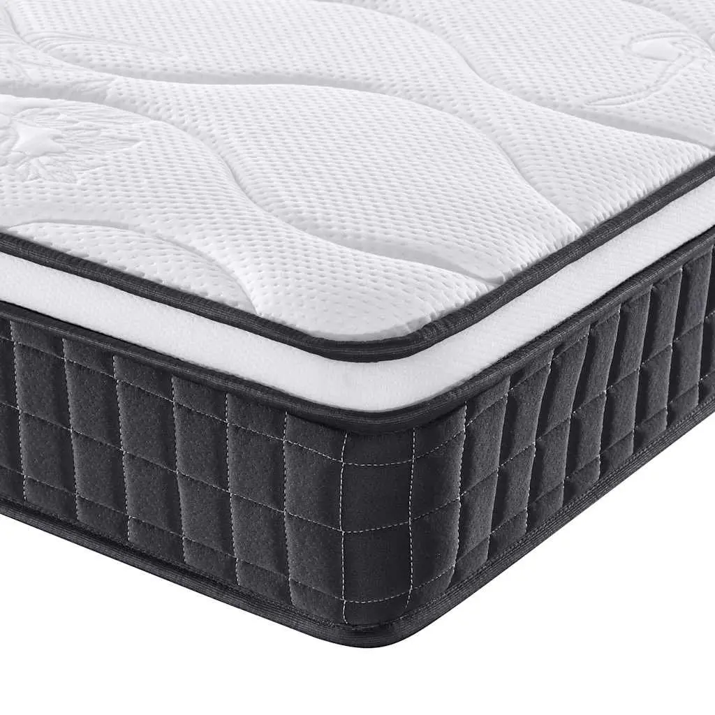 Bonnell Spring Mattress Medium Firm 107x203cm White King Single Comfort Bed