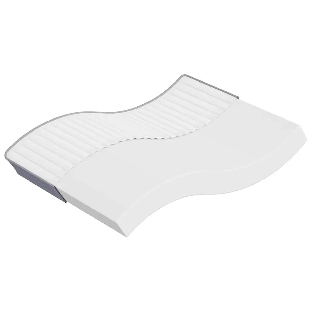 Foam Mattress 137x190 cm Double-Sided White