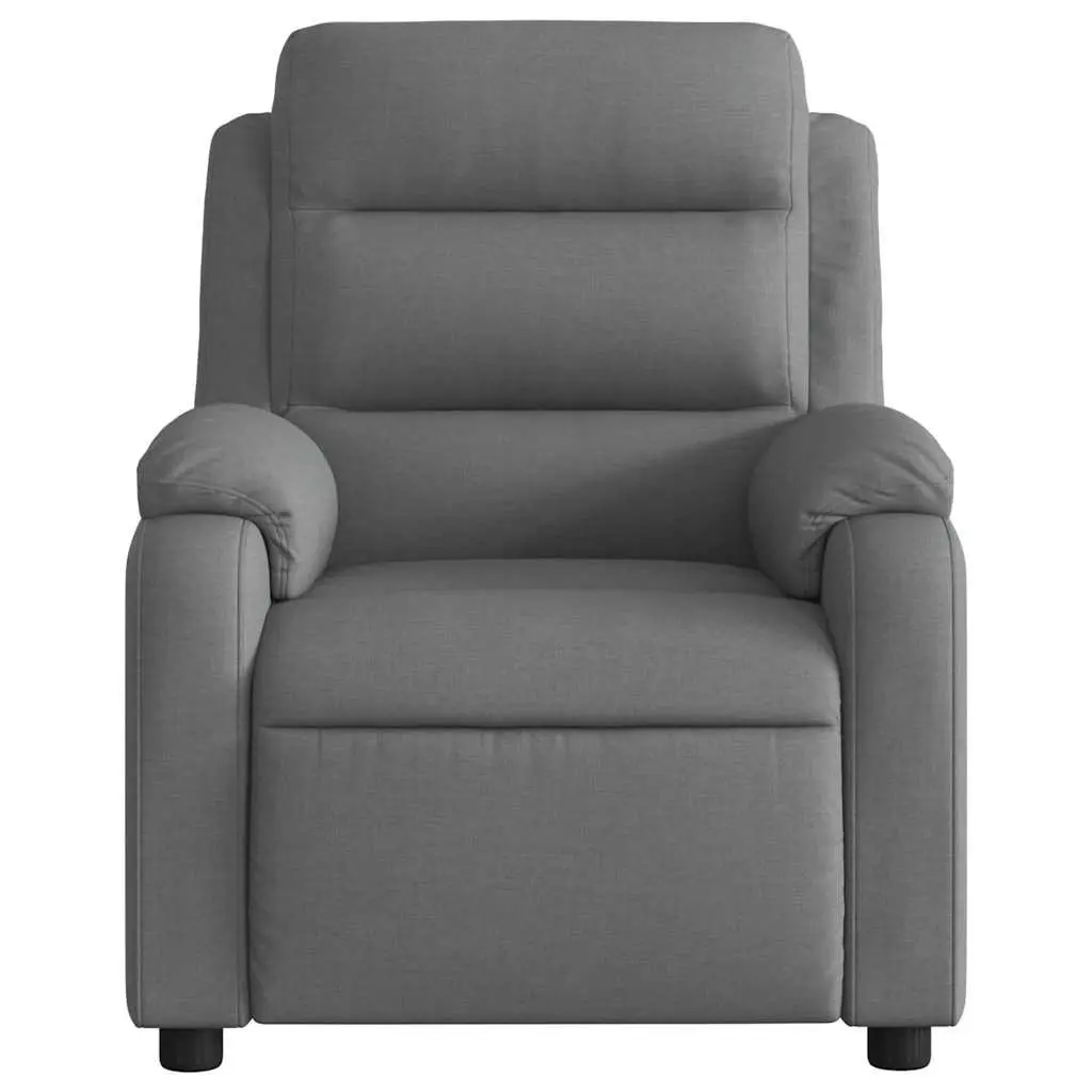 Massage Recliner Chair Fabric 135 Degrees Dark Grey