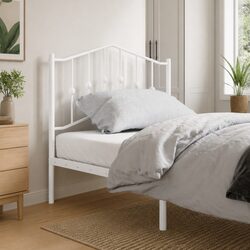 Durable Metal Headboard 90cm Bed Support Frame
