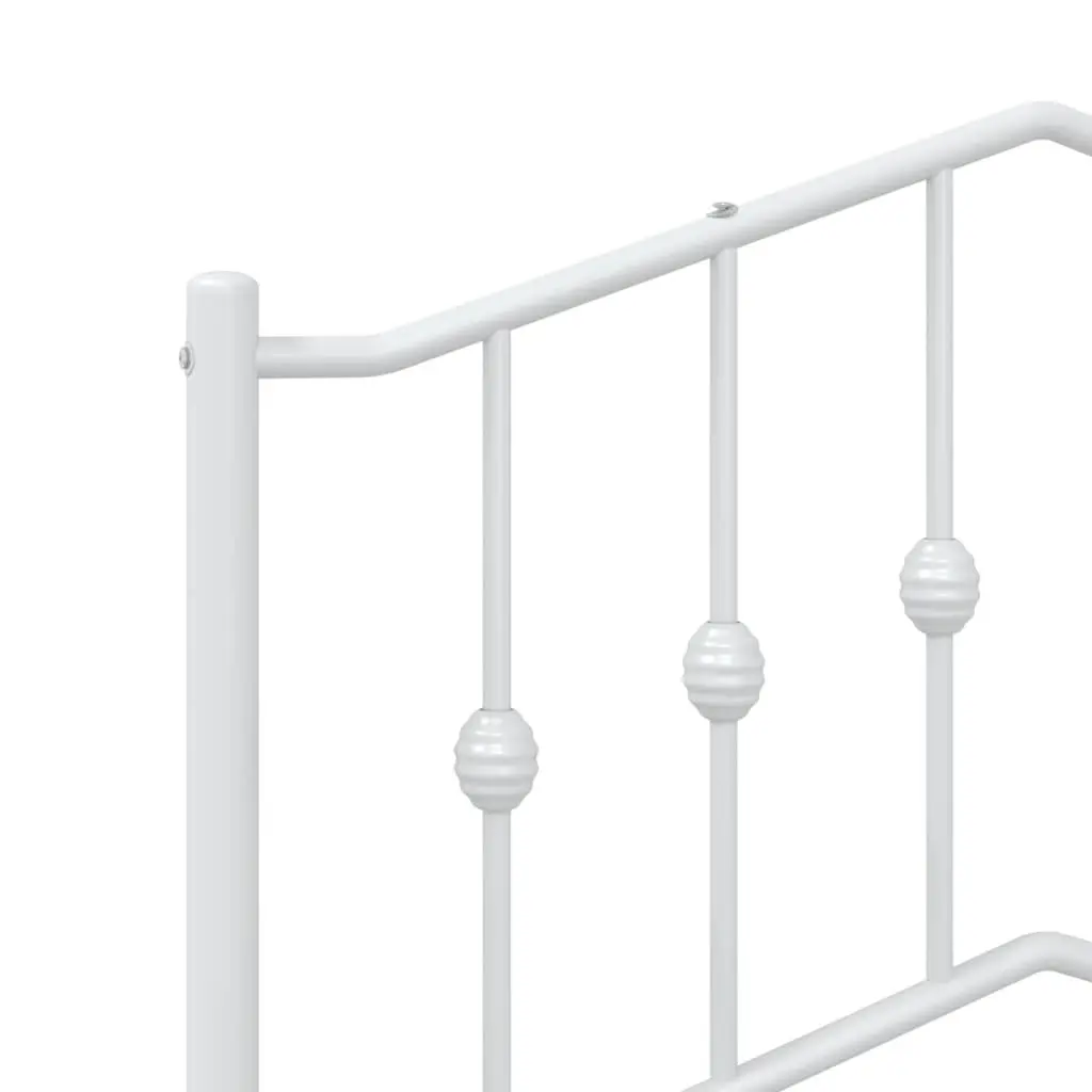 Metal Headboard 90cm Bed Support Frame