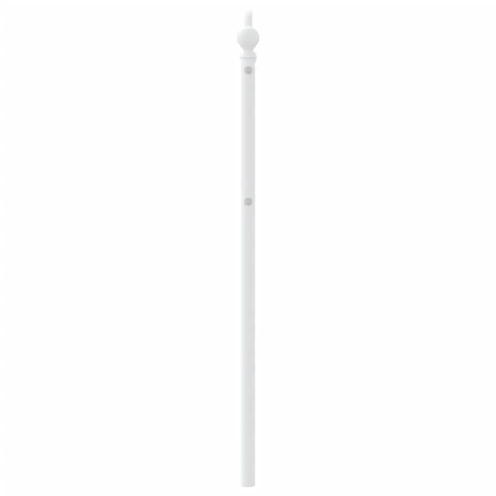 White Metal Headboard 107cm Powder Coated Steel