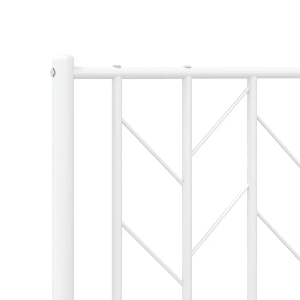 King Metal Bed Frame with Headboard and Storage