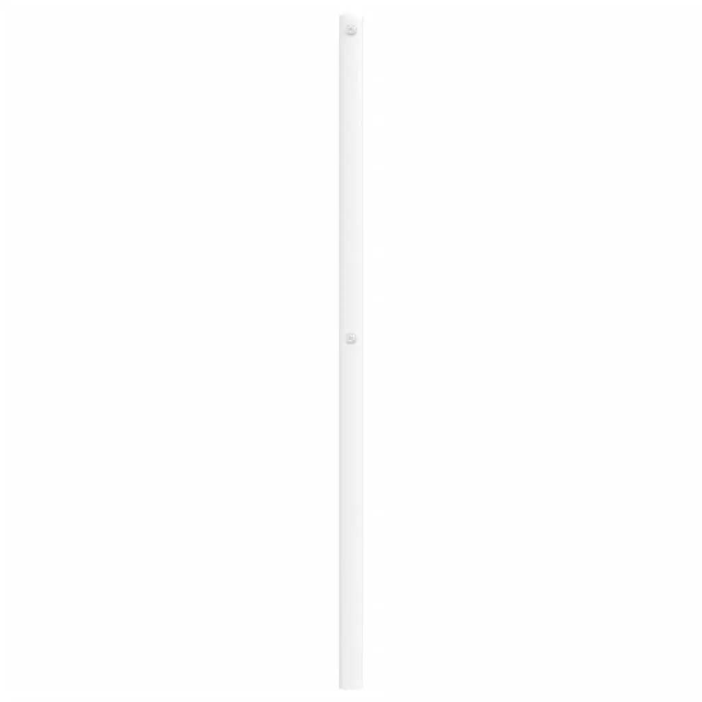 Metal Headboard White 150cm Bed Header Steel Frame Bedroom Furniture