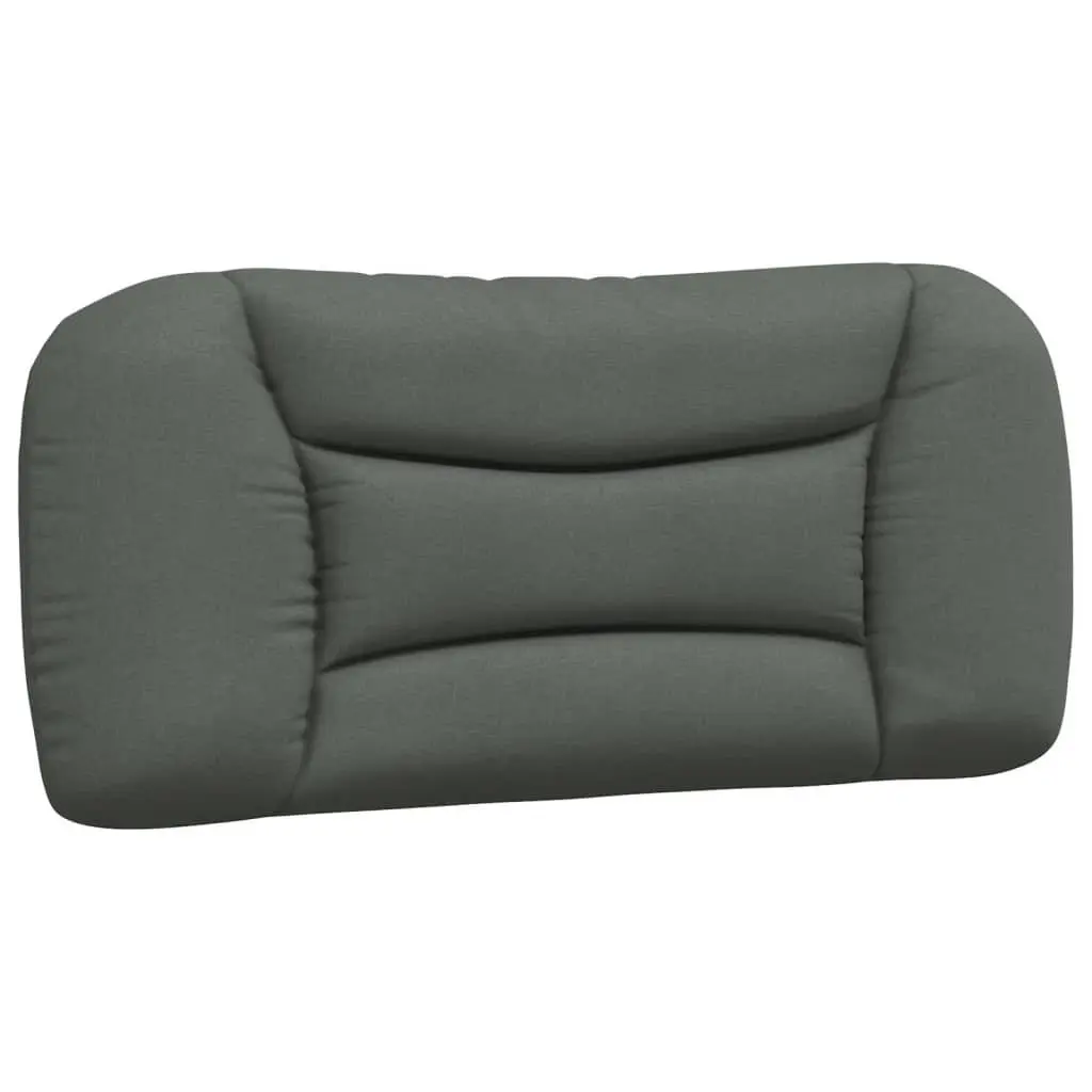 Fabric Wall Mount Headboard Cushion Grey 90cm