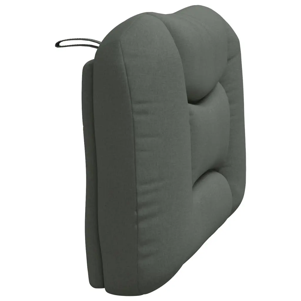 Fabric Wall Mount Headboard Cushion Grey 90cm