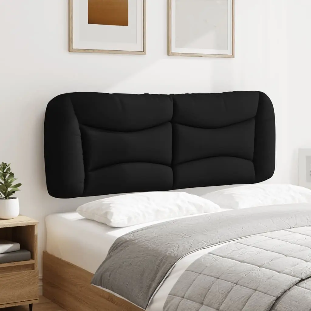 Black Wall-Mounted Headboard Cushion for Double Beds