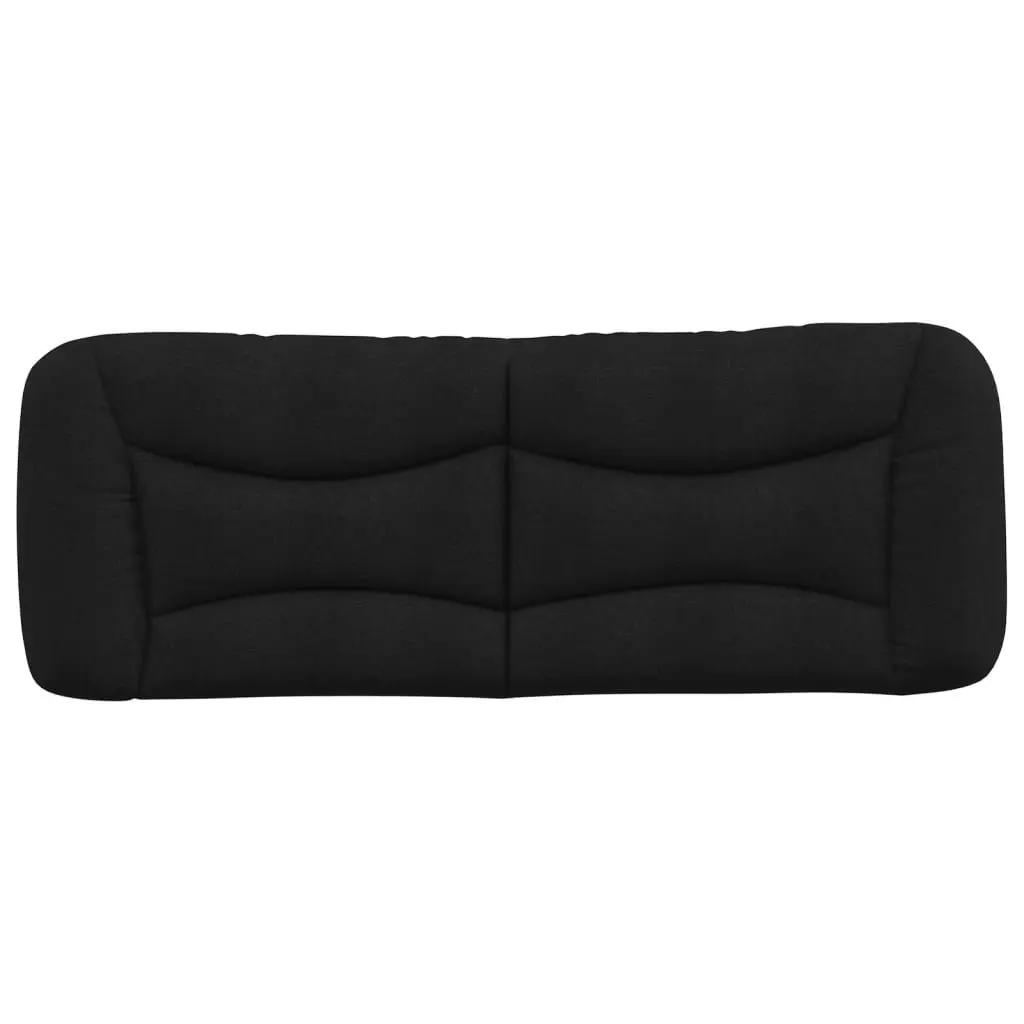 Black Wall-Mounted Headboard Cushion for Double Beds