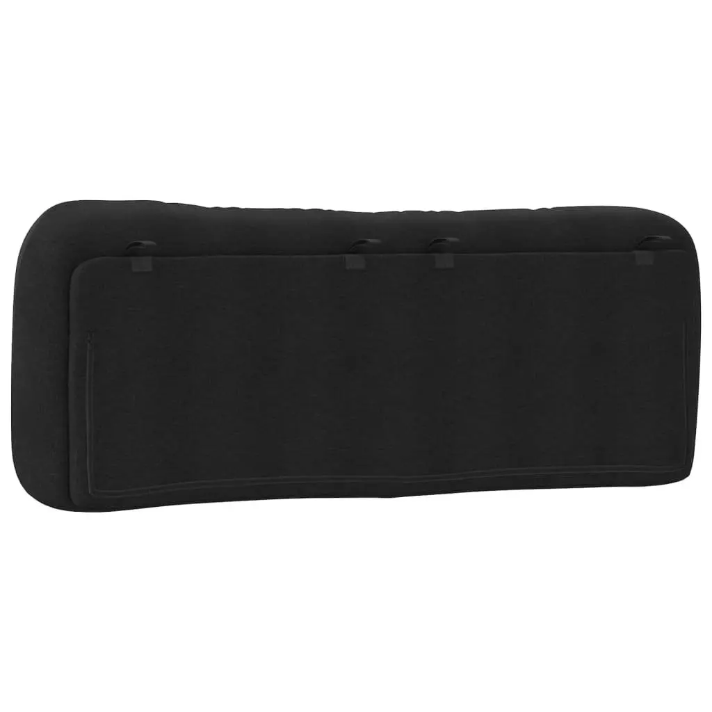 Black Wall-Mounted Headboard Cushion for Double Beds