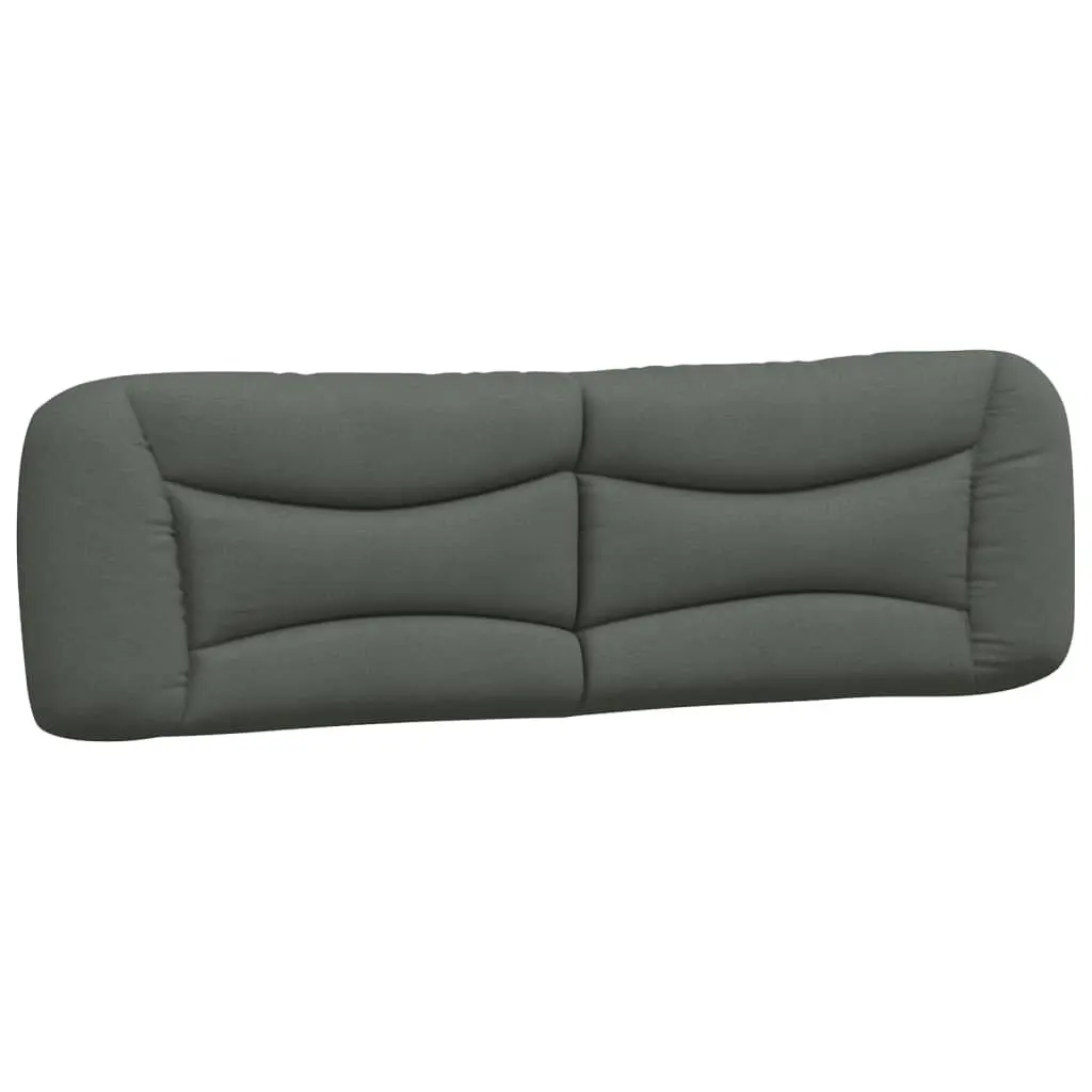 Dark Grey Fabric Headboard Cushion 180cm