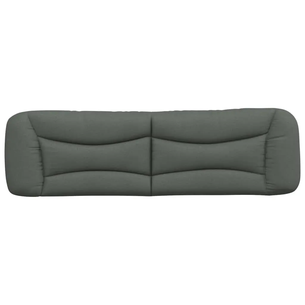 Dark Grey Fabric Headboard Cushion 180cm