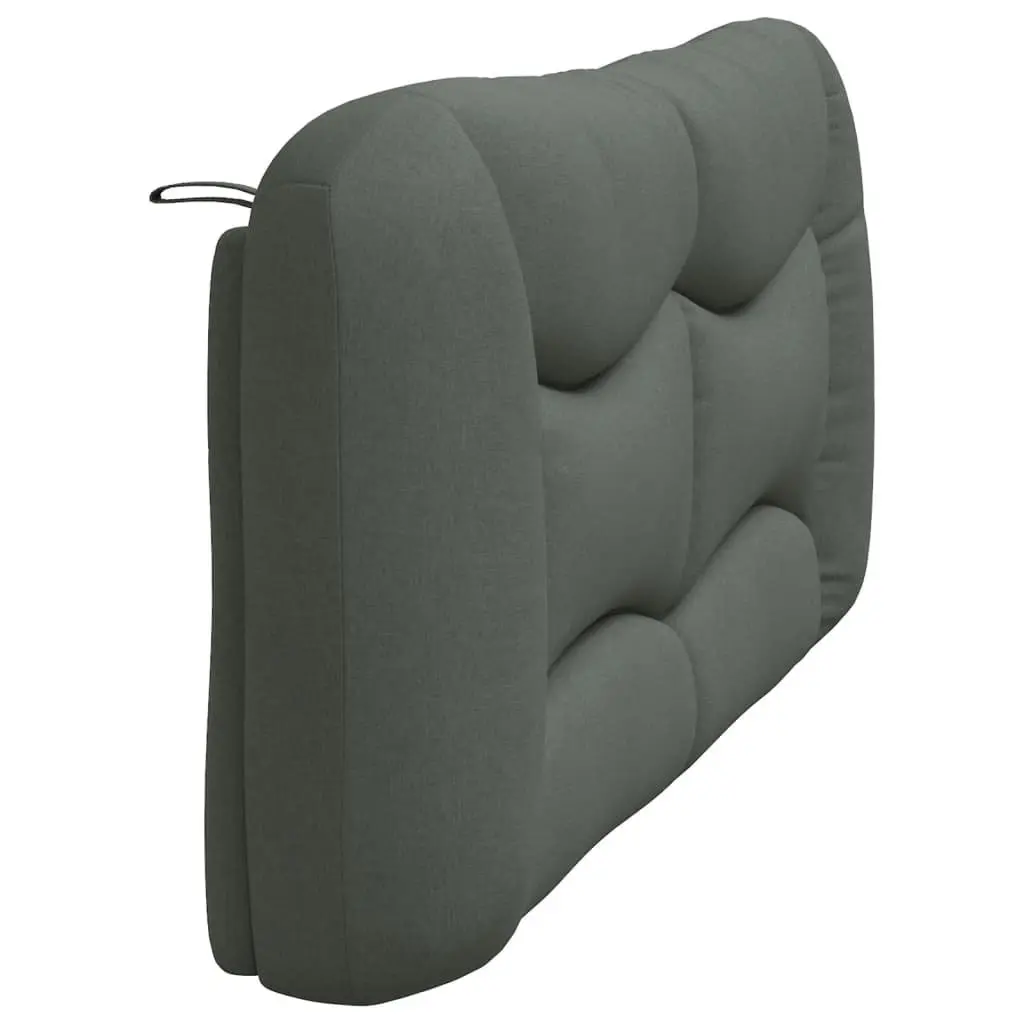 Dark Grey Fabric Headboard Cushion 180cm