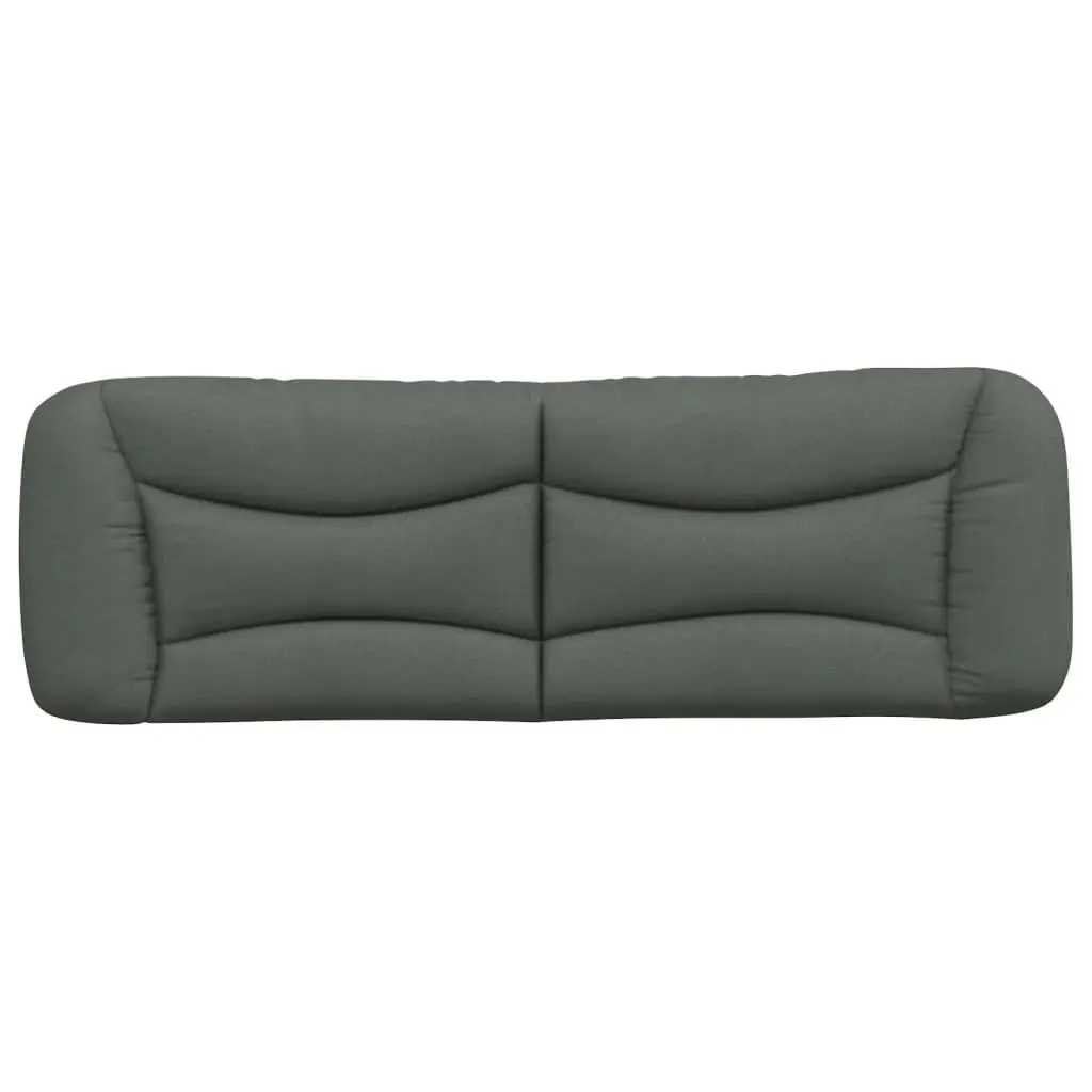 Upholstered Dark Grey Headboard Cushion for Queen Beds