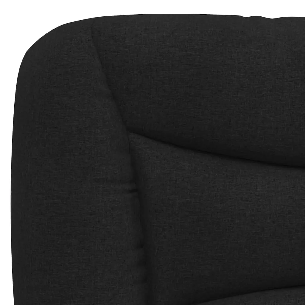 Black Fabric Queen Headboard Cushion 152cm