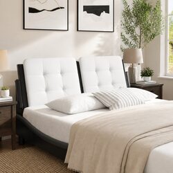 Premium Upholstered Headboard Cushion 137cm Double Faux Leather