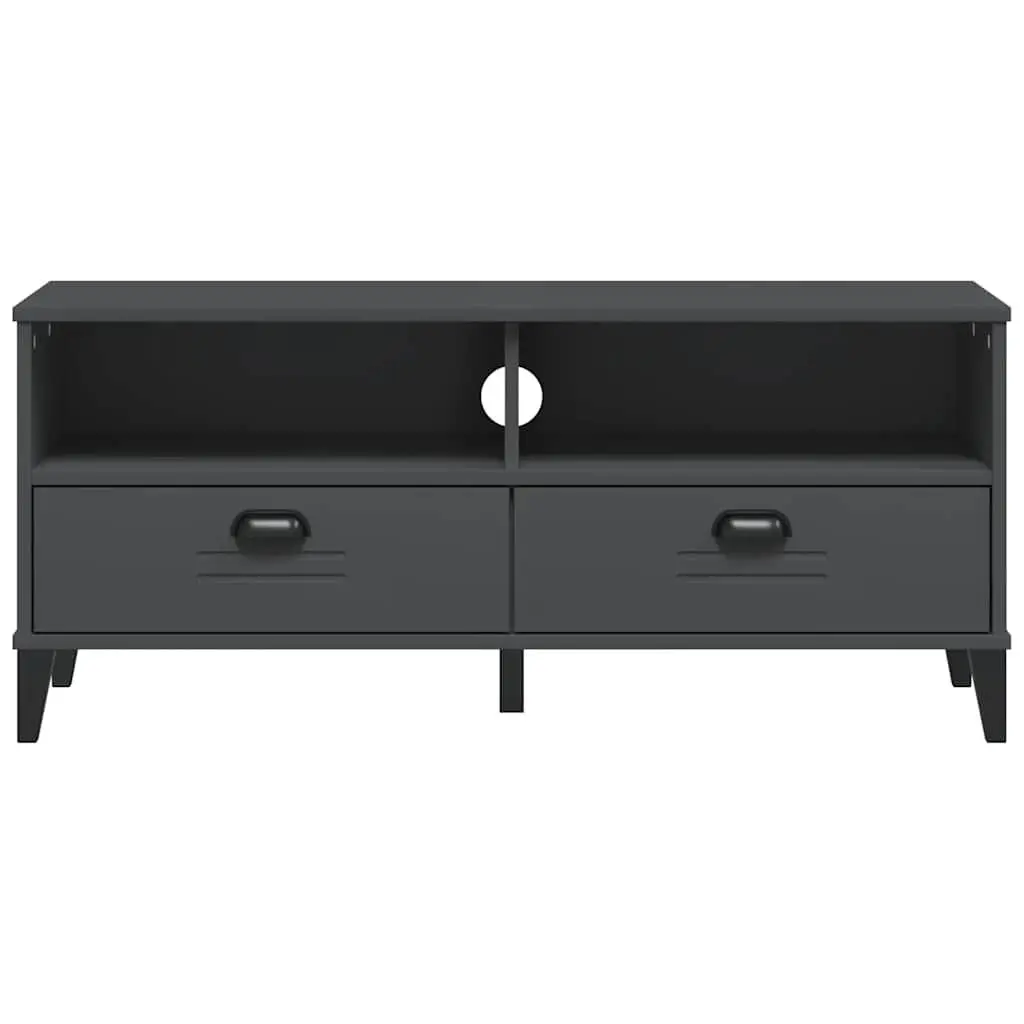 Engineered Wood Anthracite Grey TV Cabinet with Storage