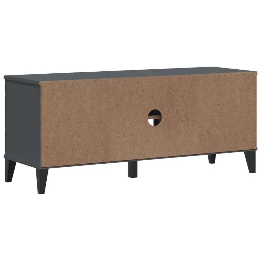 Anthracite Grey Engineered Wood Shoe Bench with Storage