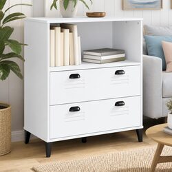Stylish White Bookcase 80x40x90 cm for Modern Interiors