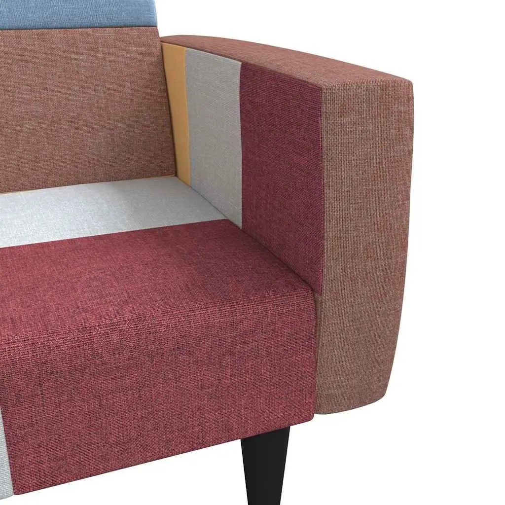 2-Seater Sofa Bed with Fabric Upholstery
