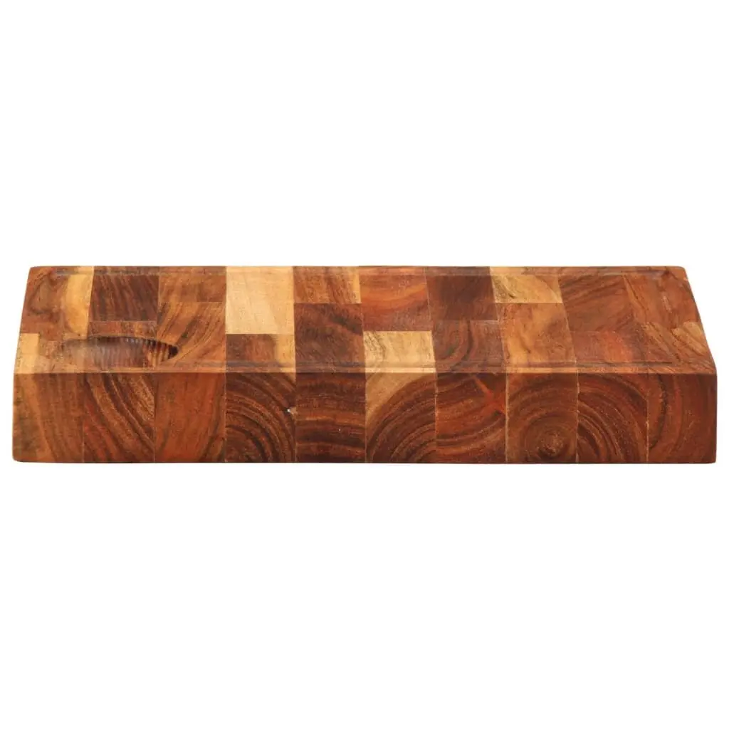 Solid Wood Chopping Board 30x21x4 cm