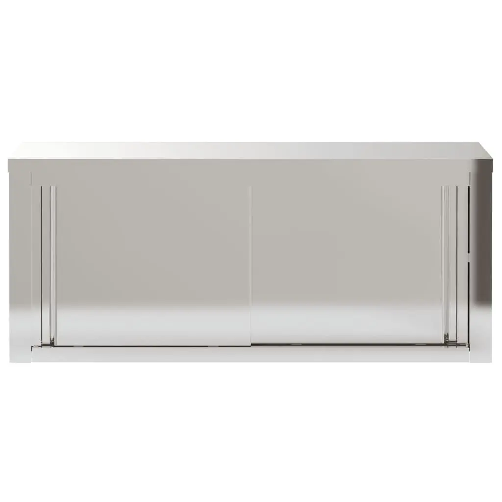 Commercial Stainless Steel Kitchen Cabinet with Sliding Doors
