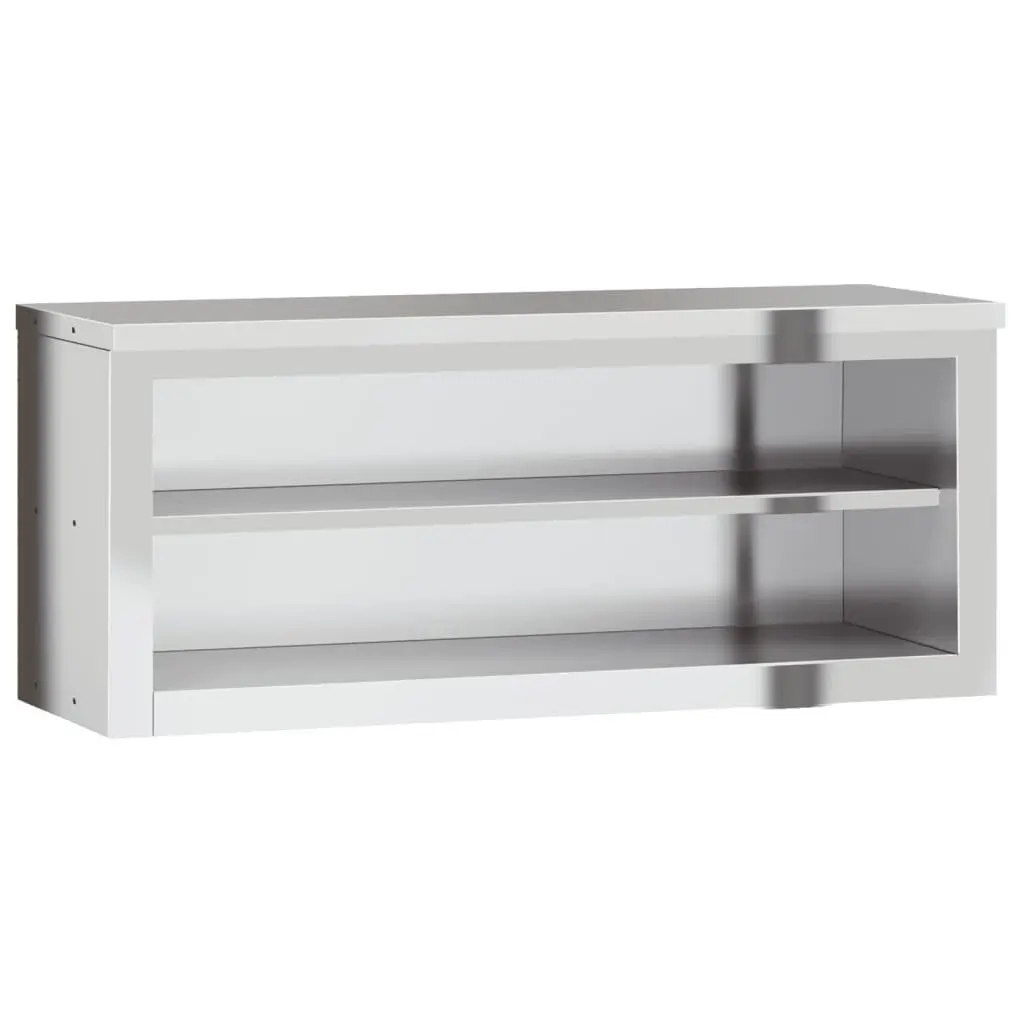 Stainless Steel Kitchen Wall Cabinet with Shelf