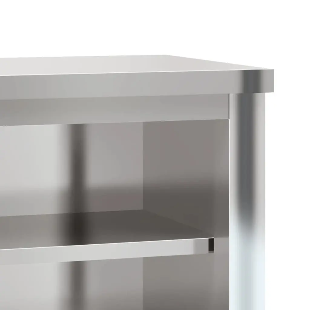 Stainless Steel Kitchen Wall Cabinet with Shelf