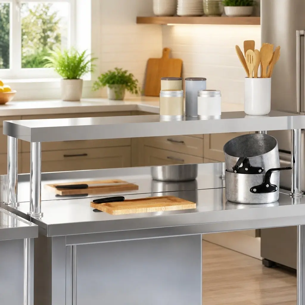 Stainless Steel Overshelf for Work Tables