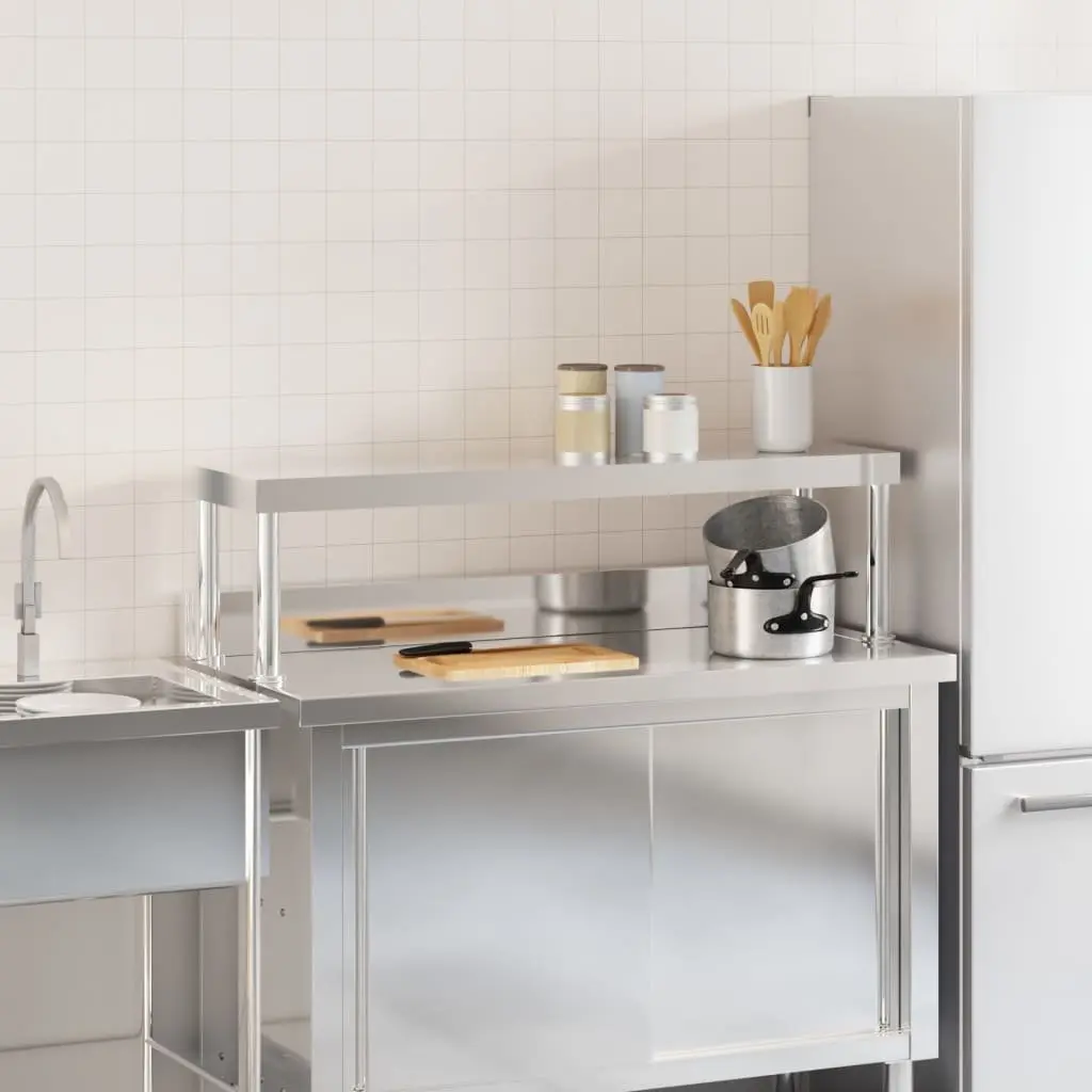 Stainless Steel Overshelf for Work Tables