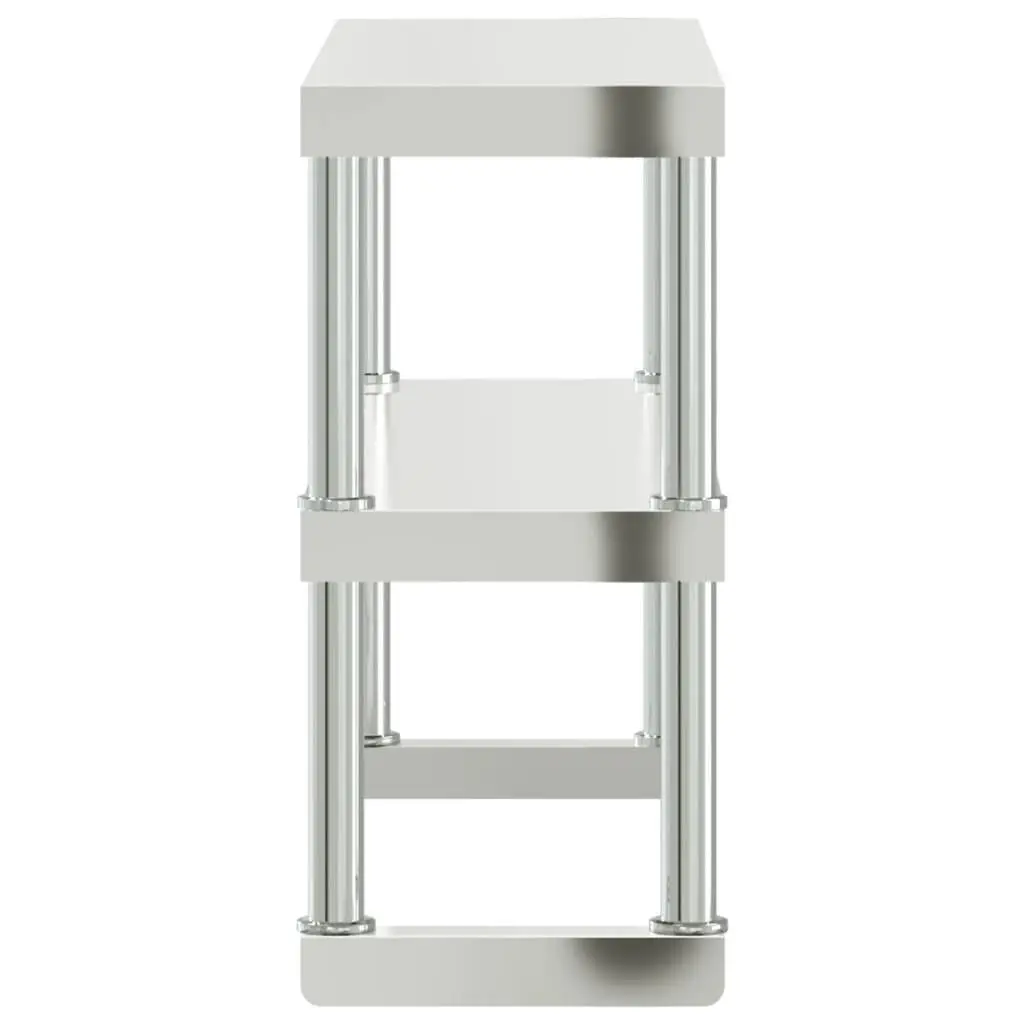 2-Tier Stainless Steel Overshelf for Work Tables