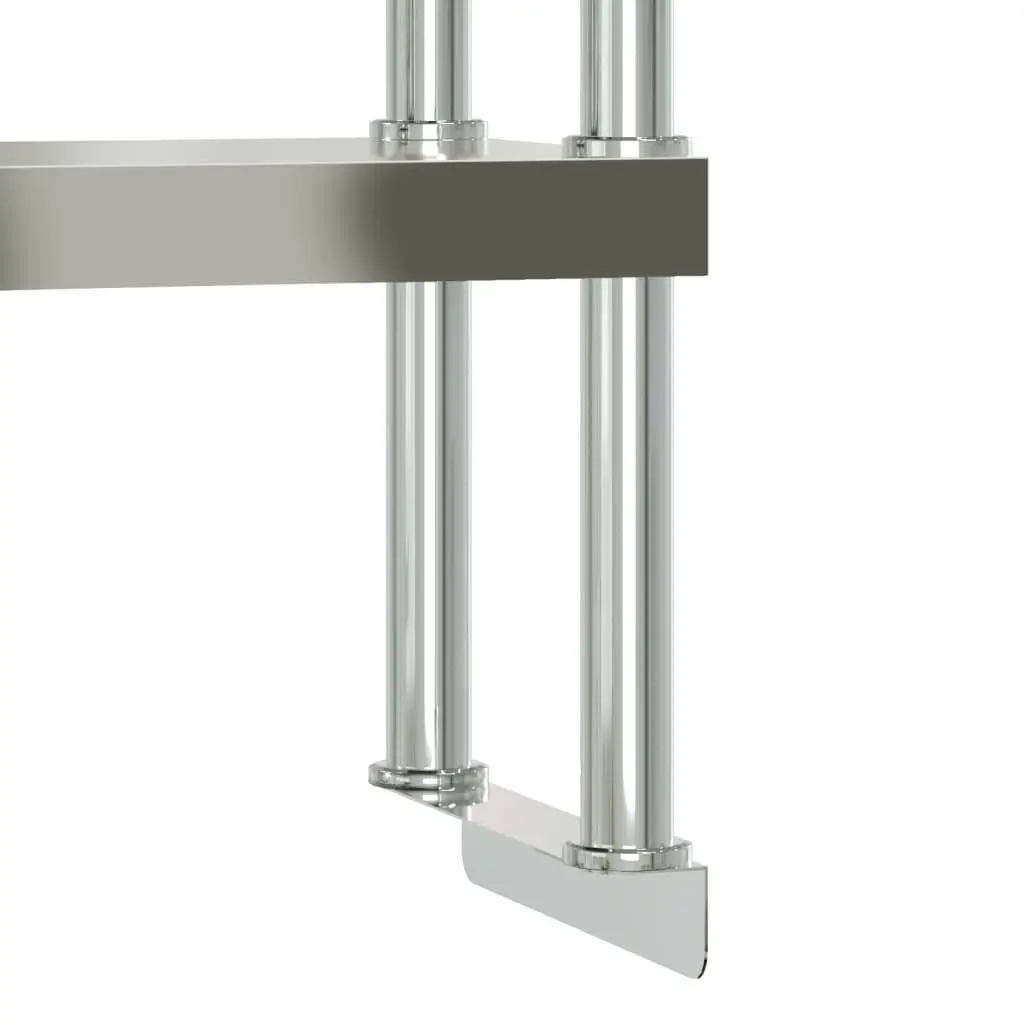 2-Tier Stainless Steel Overshelf for Work Tables