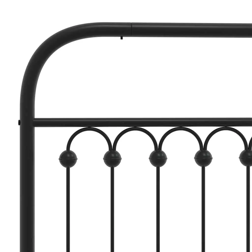 King Single Metal Bed Frame with Headboard