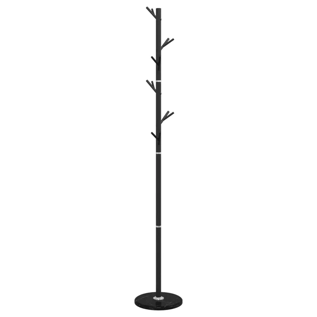 Coat Stand Iron Frame 175 cm Black 12 Hooks