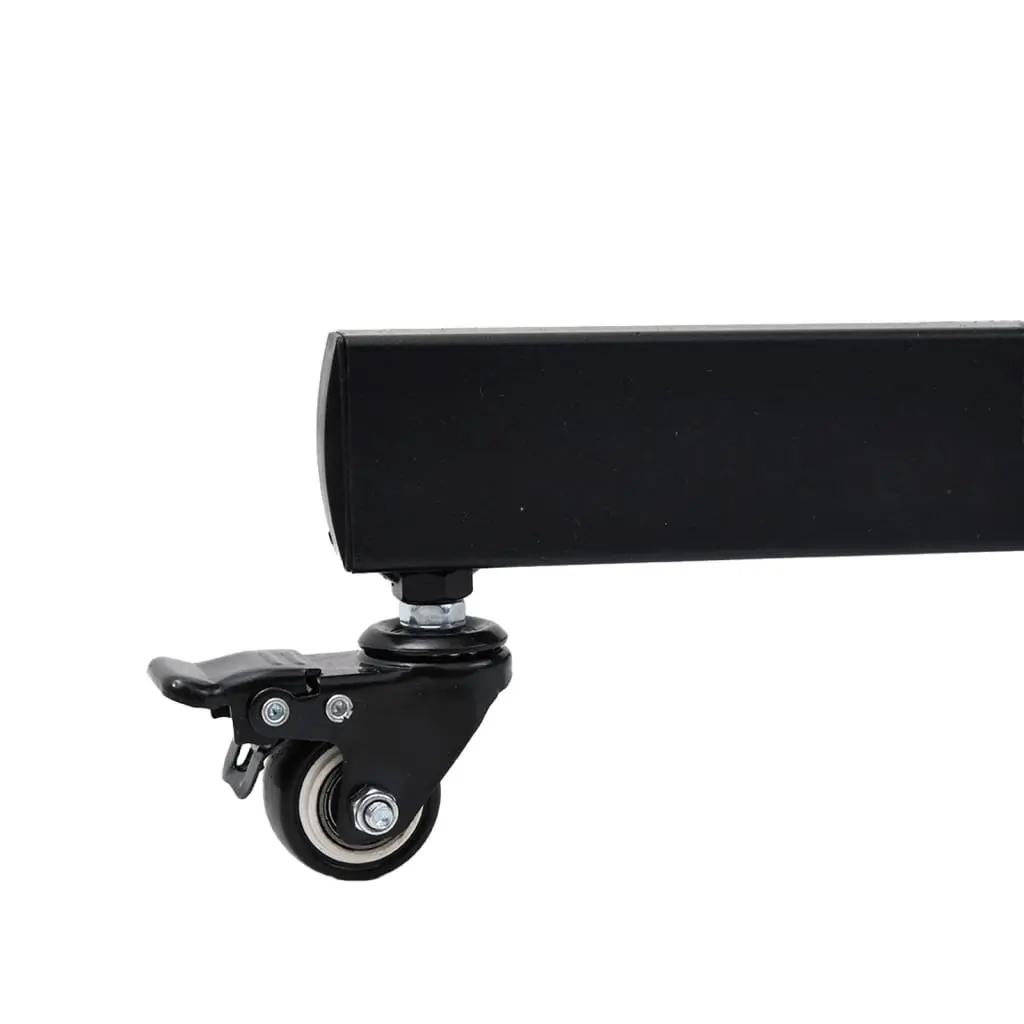 Height Adjustable Rolling TV Stand for 32-70 Inch Screens