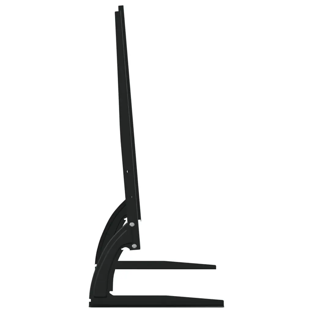 Height Adjustable Black TV Stand Mount for 37-75 Inch Screens