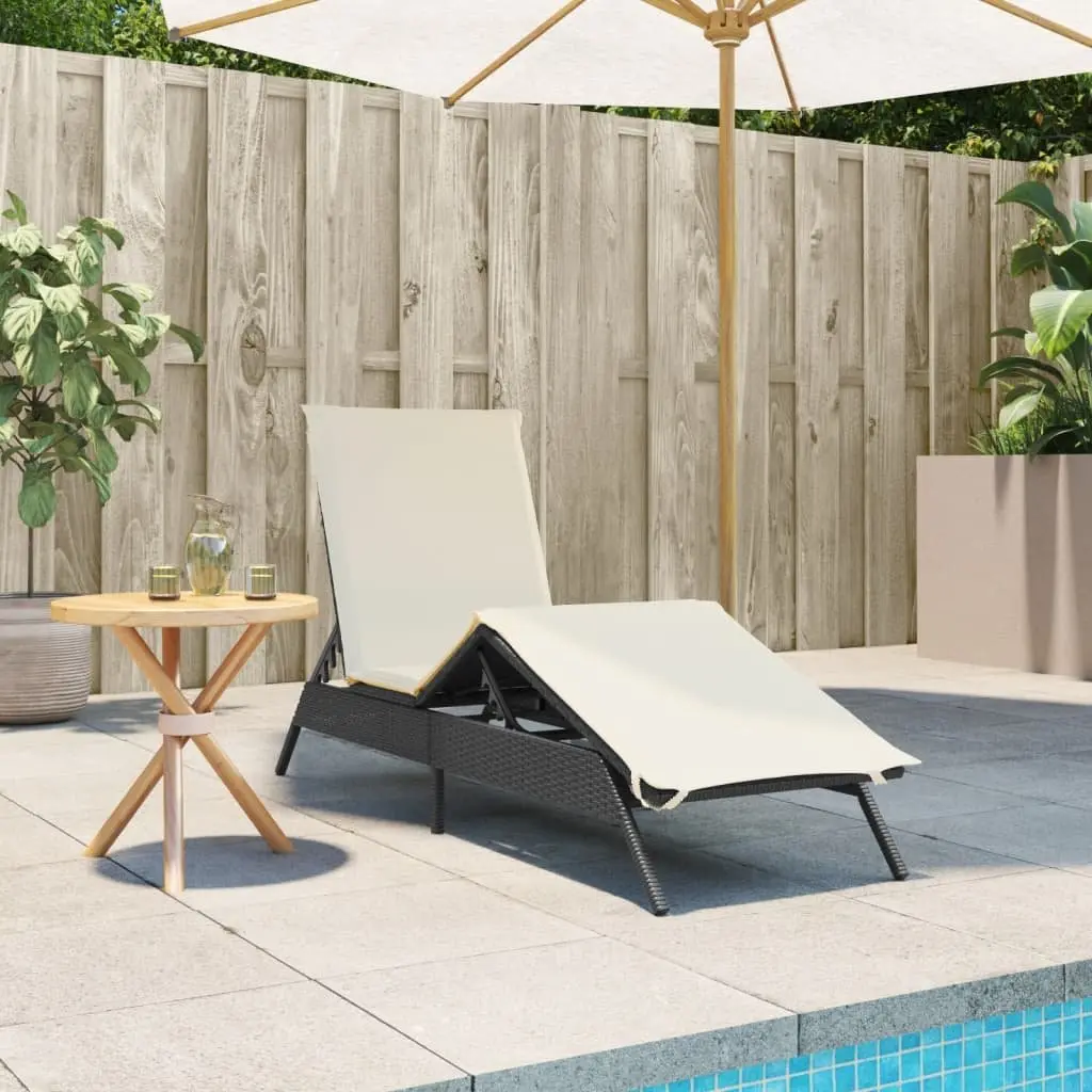 Adjustable Sun Lounger with Comfort Cushion