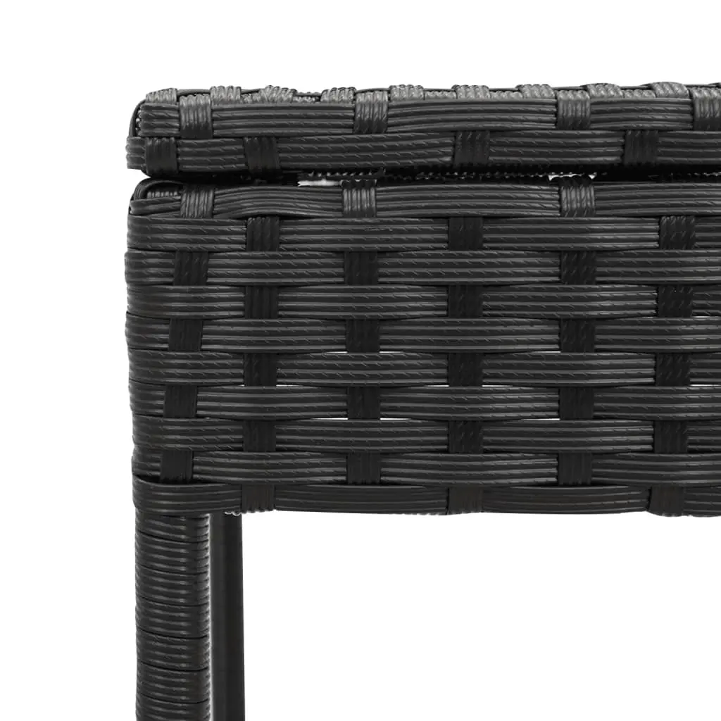 Sun Lounger with Adjustable Backrest and Side Table
