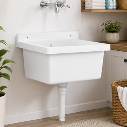 Compact Wall Mounted Sink Washbasin 40x40x24cm