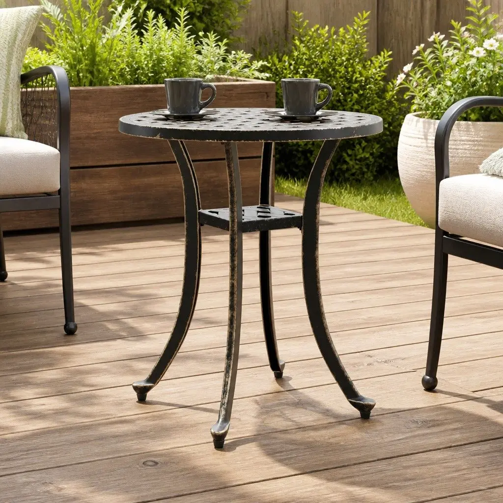 Round Garden Table for Indoor and Outdoor Use