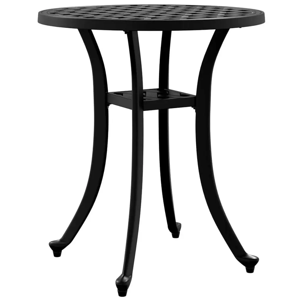 Round Garden Table with Patterned Top Ø48x53cm