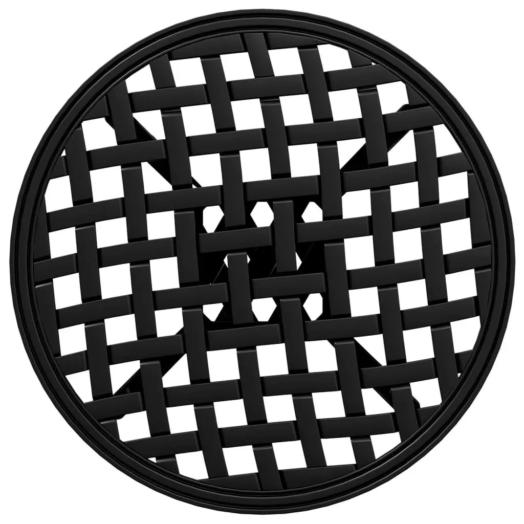 Round Garden Table with Patterned Top Ø48x53cm