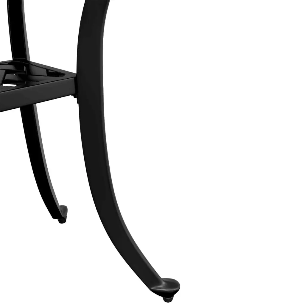 Round Garden Table with Patterned Top Ø48x53cm