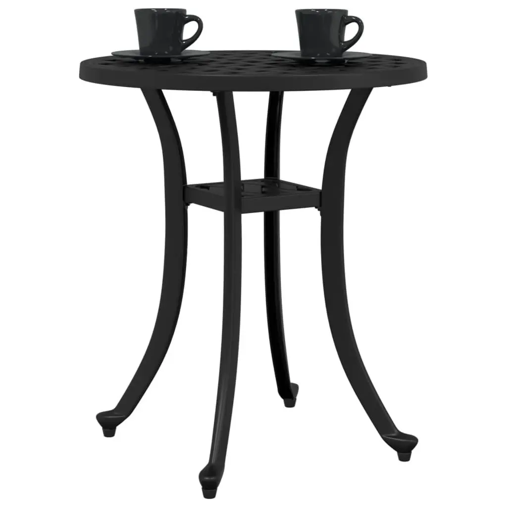 Round Garden Table with Patterned Top Ø48x53cm